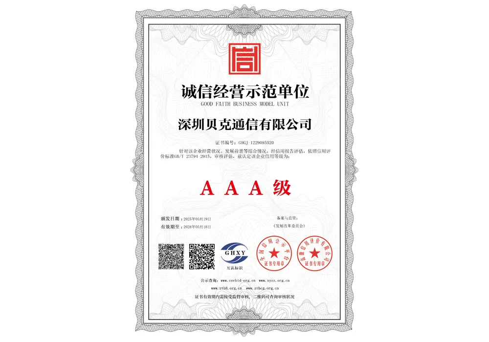 Certificate of honor seven