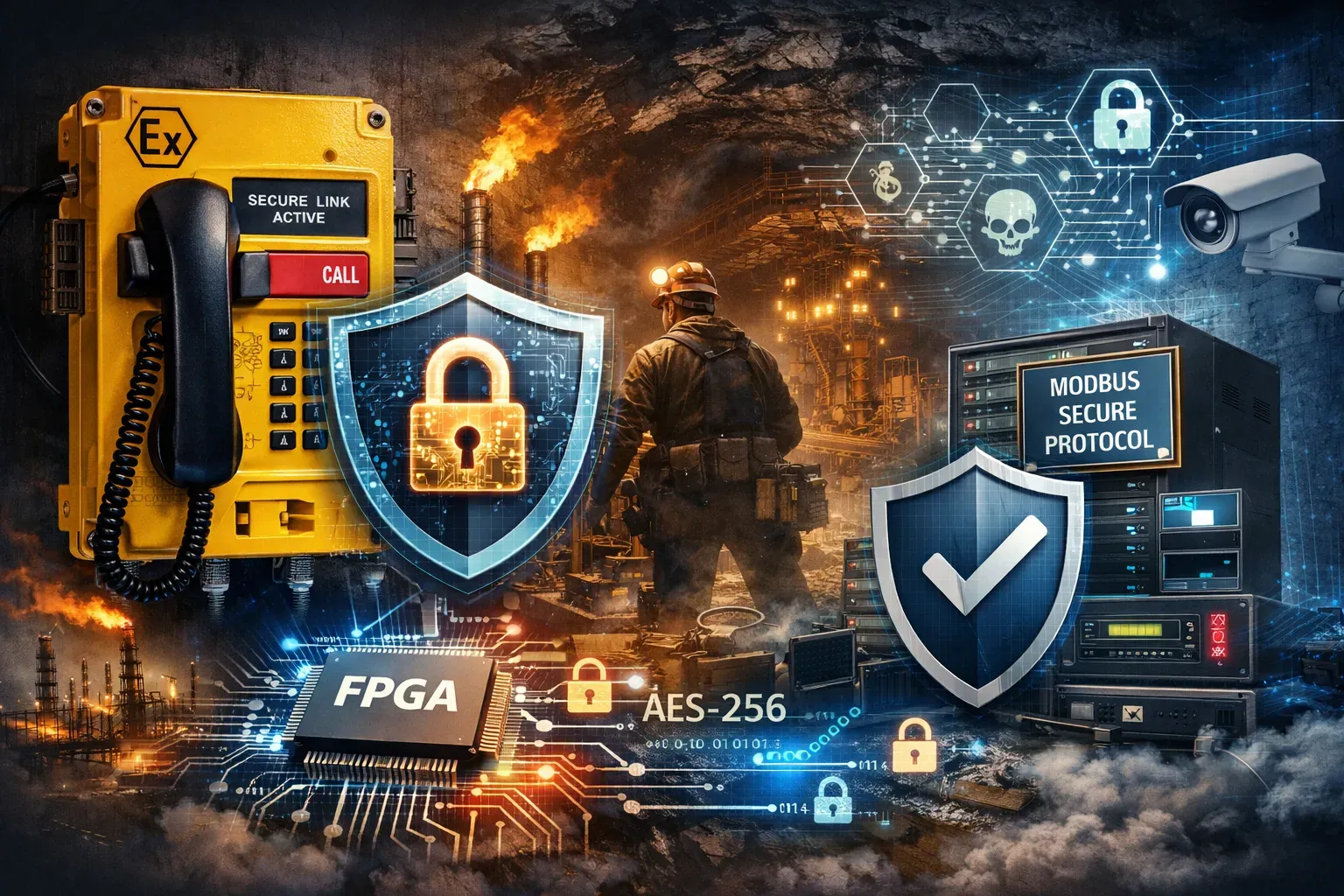 Network Security for Explosion-Proof Paging Systems
