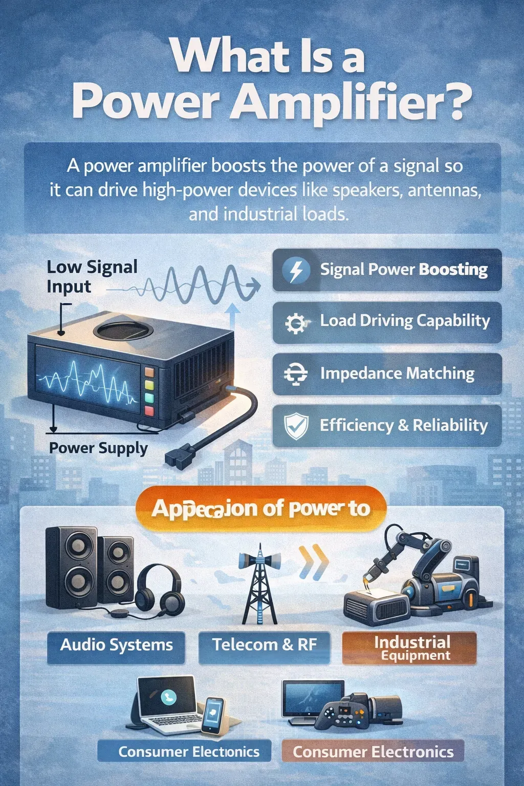 Terminals Compatible with Amplifiers