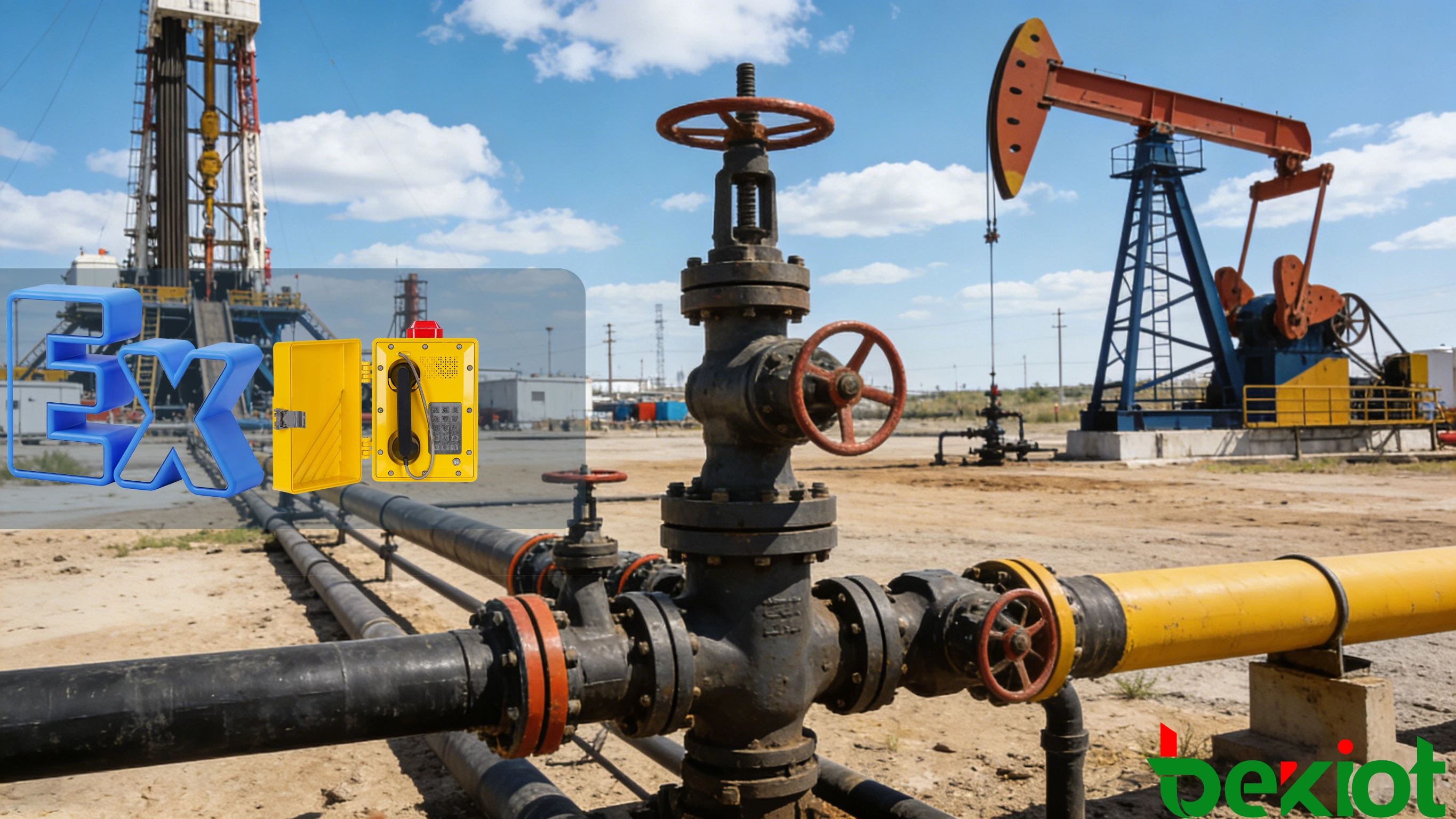 Explosion-proof walkie-talkie application scenarios in the petrochemical industry