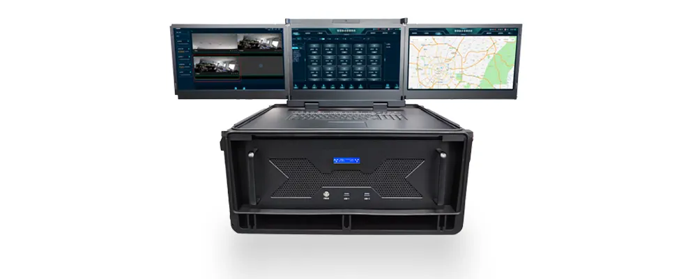 Triple-screen Emergency Command Box