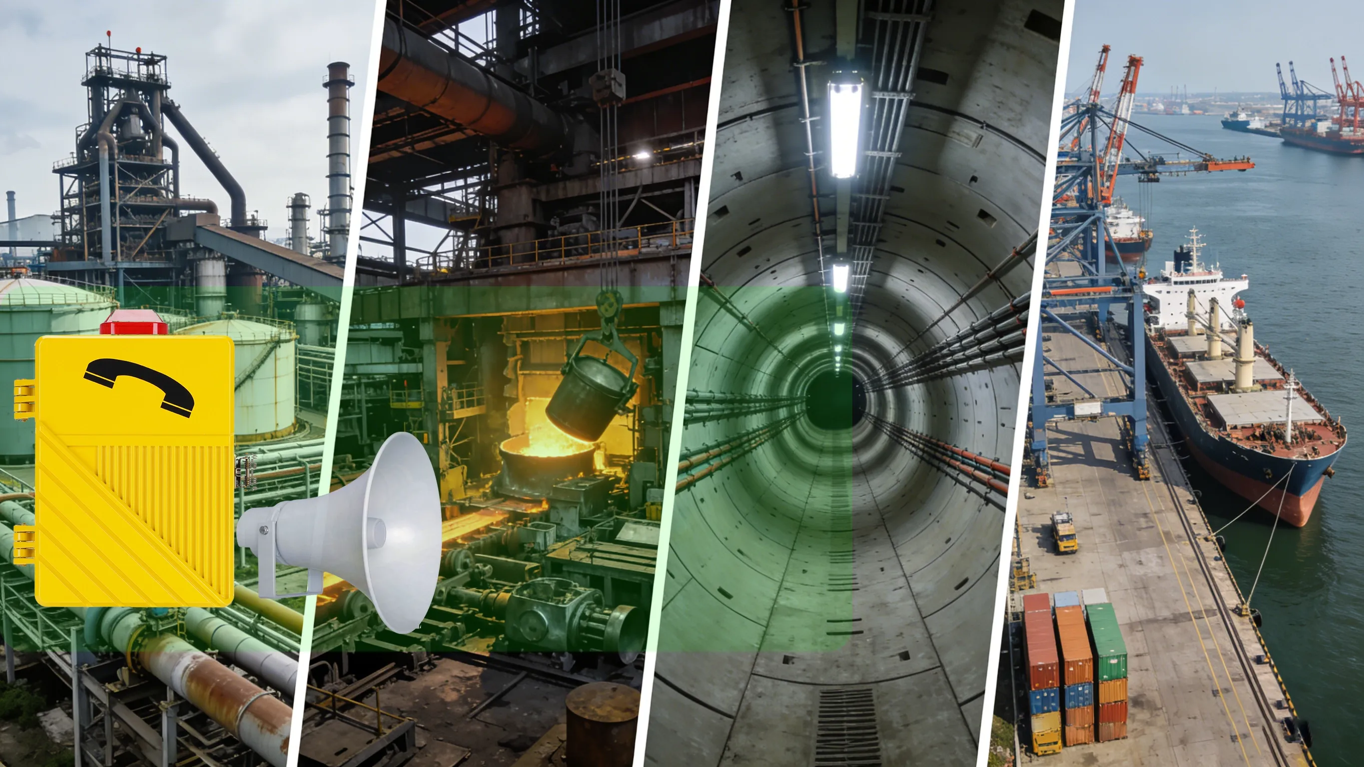 The application scenarios of the broadcasting function of the explosion-proof communication station