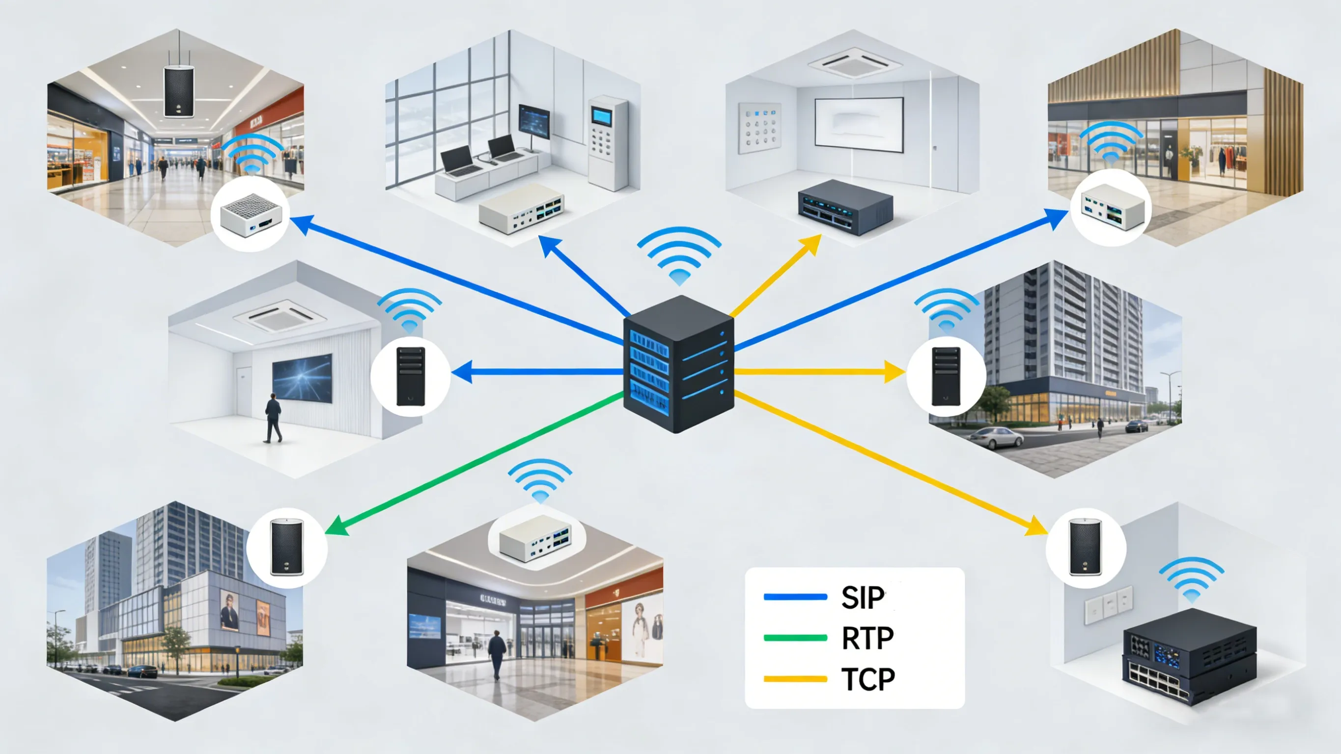 Various application scenarios of the SIP protocol