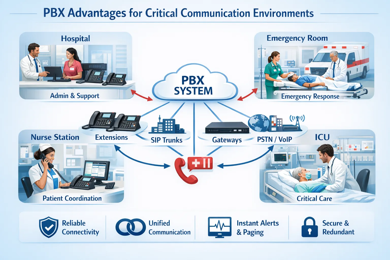 PBX Advantages for Critical Communication Environments
