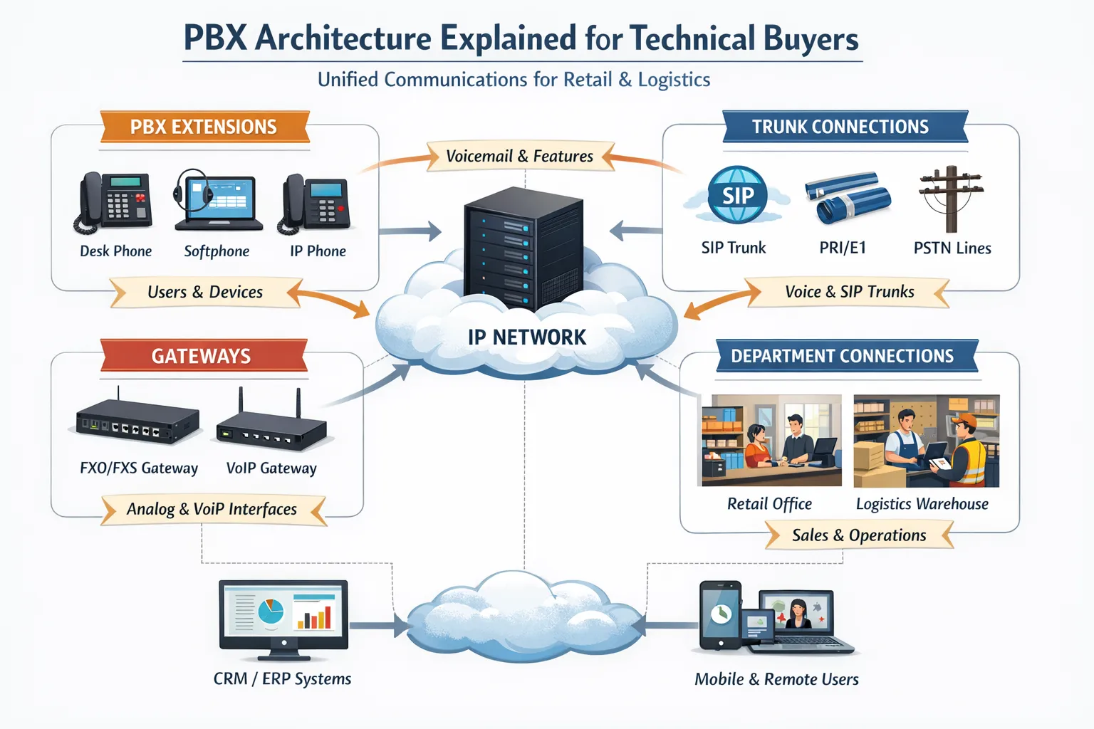 PBX Architecture Explained for Technical Buyers