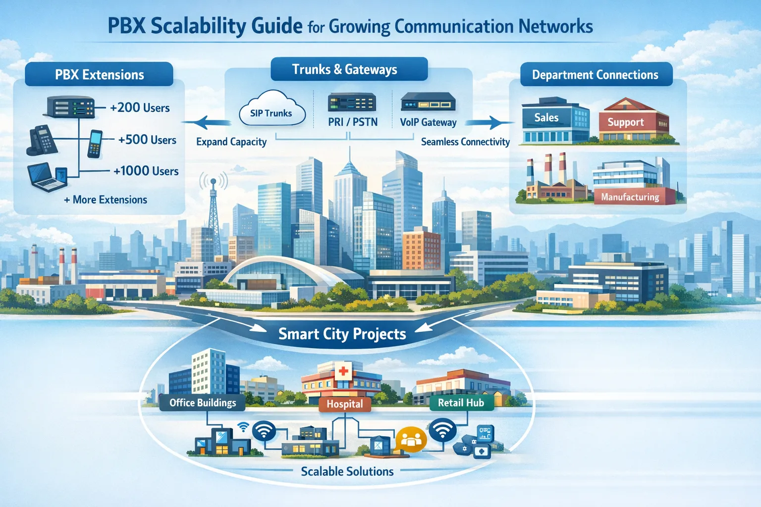 PBX Scalability Guide for Growing Communication Networks
