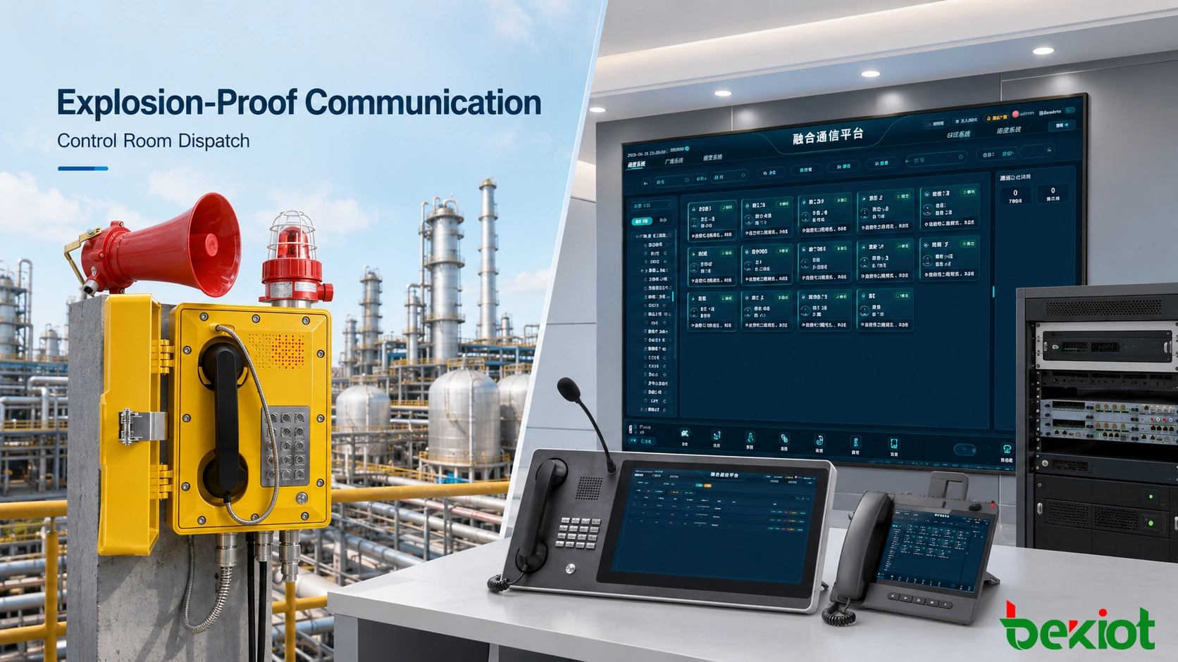 How Do Explosion-Proof Telephones Integrate with Control Roo